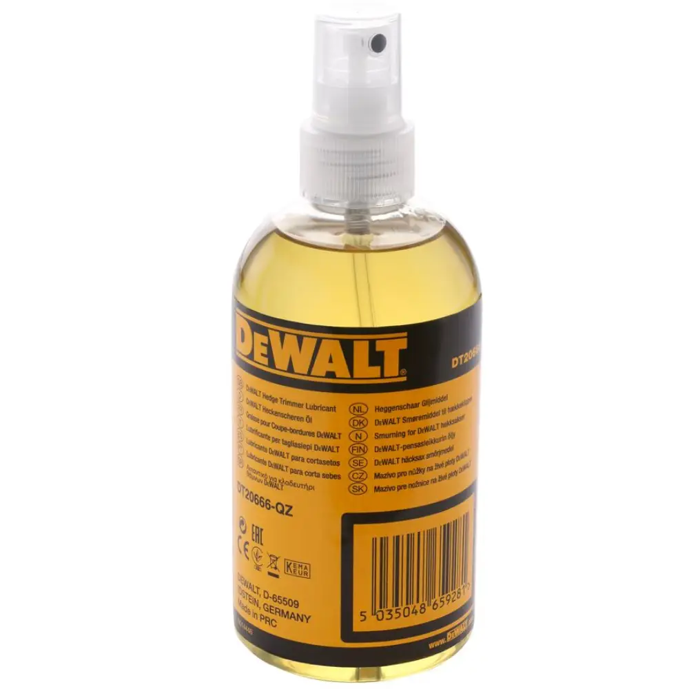 Spary Lubrificante DeWALT p/ Corta Sebes DT20666-QZ - Spary Lubrificante DeWALT p/ Corta Sebes DT20666-QZ